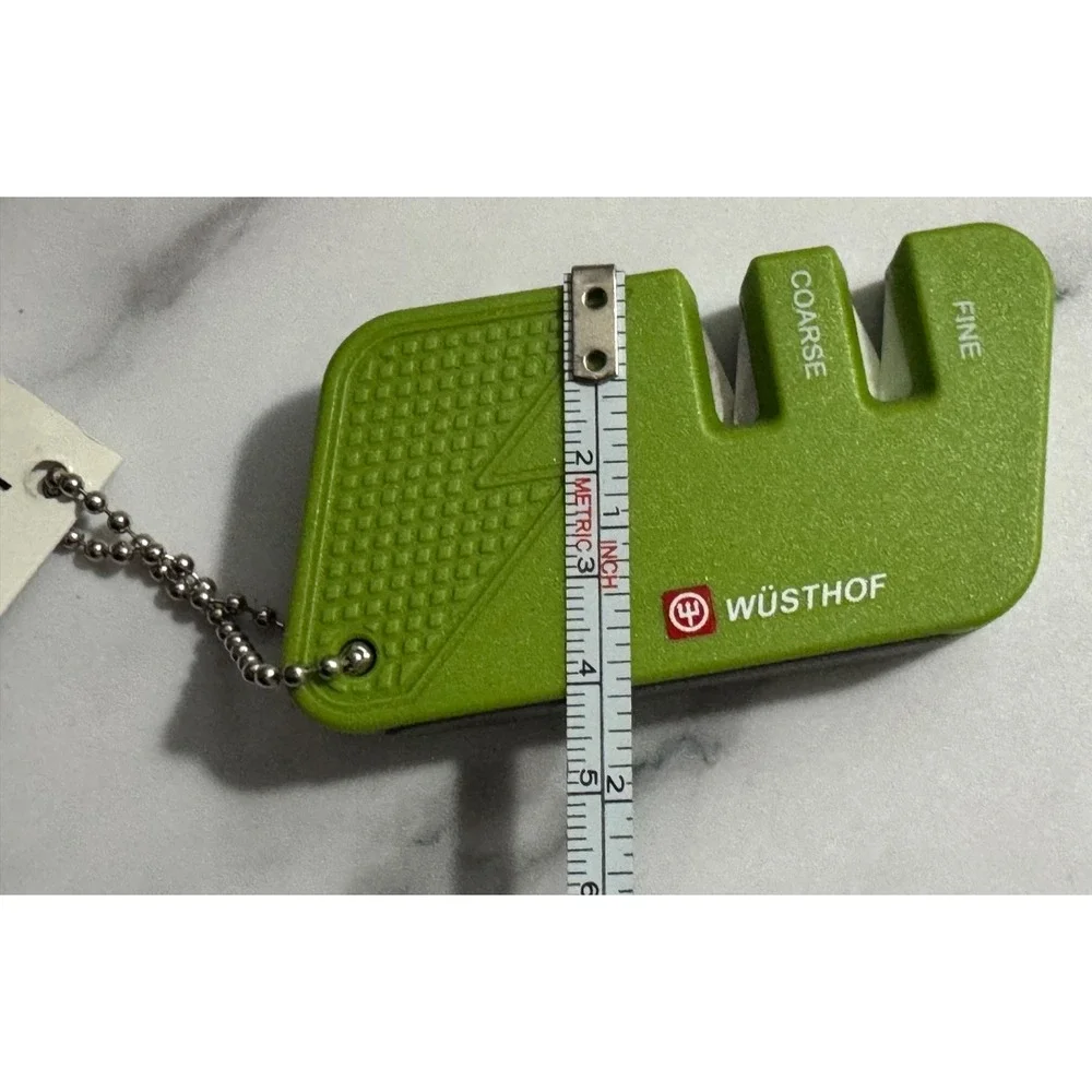 Wusthof Keychain TRAVEL Sharpener Carbide Ceramic Hunting Fishing Camping Pocket